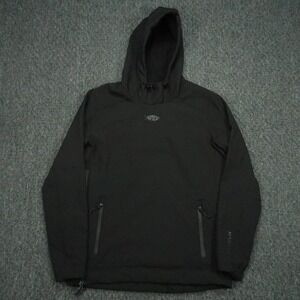 AFTCO Hoodie Mens Small Black Reaper Windproof Performance Fishing Zip Pockets